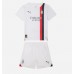 Maillot de foot AC Milan Extérieur vêtements enfant 2023-24 Manches Courtes (+ pantalon court)